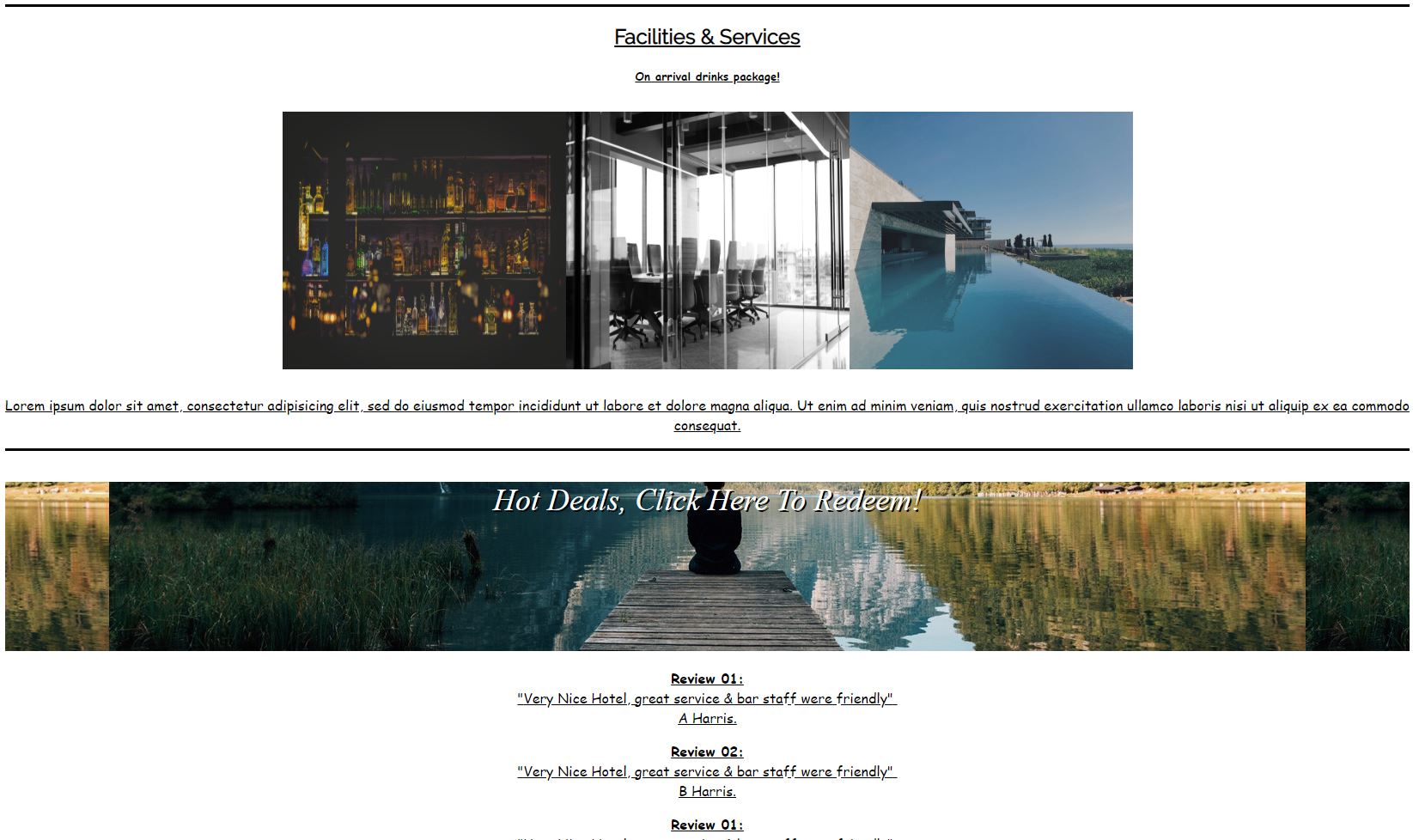 travel hotel features